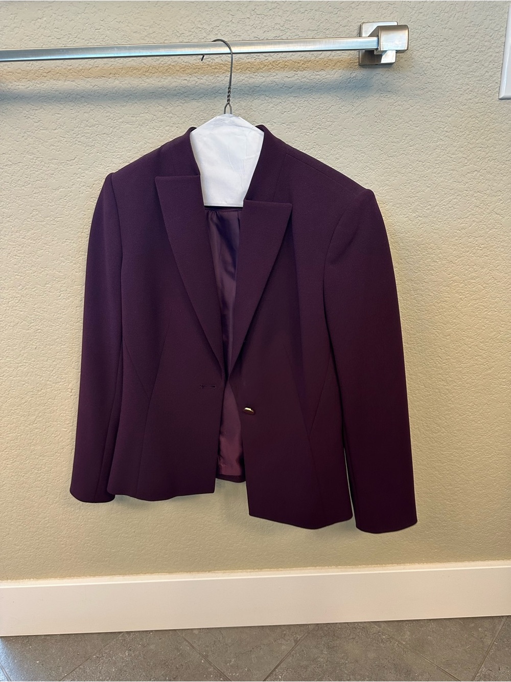 Calvin Klein Plum Tailored Blazer